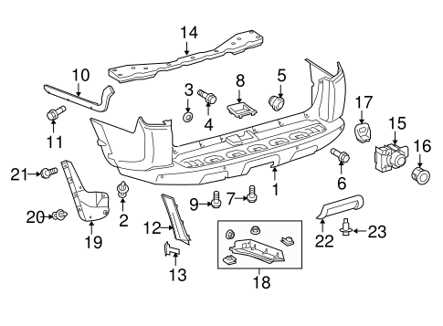 4Runner BUMPER & COMPONENTS - REAR 2