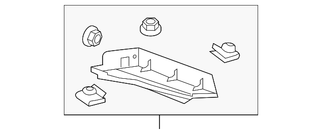 53723-35050 Деталь LOWER DEFLECTOR, RIGHT