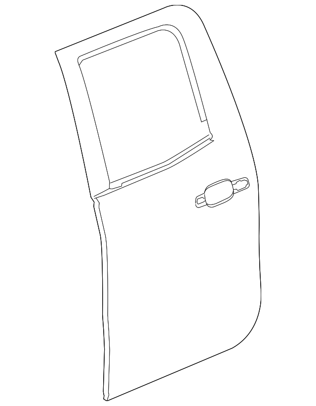 23104638 Деталь OUTER PANEL, LEFT