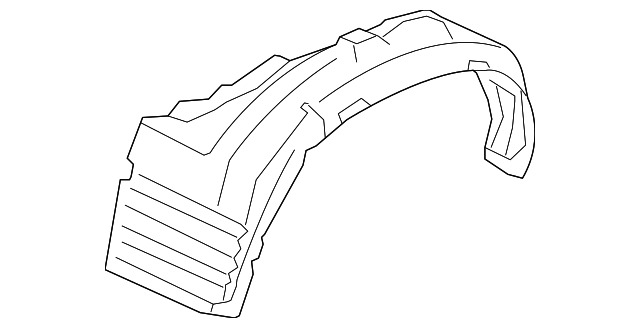 5370A385 Деталь FENDER LINER, LEFT