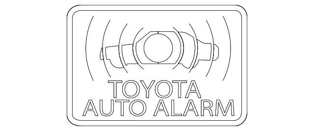 74515-33020 ANTITHEFT LABEL, RIGHT