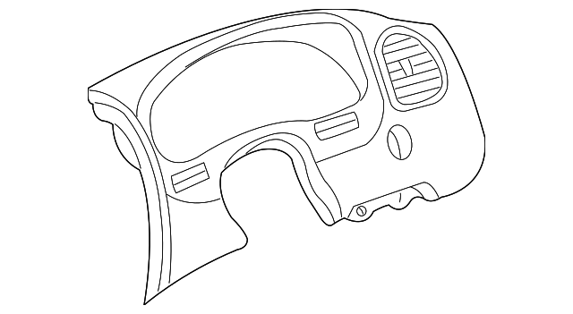 ZZR055410A07 Деталь CLUSTER BEZEL