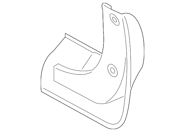86841-A7200 Деталь MUD GUARD, LEFT