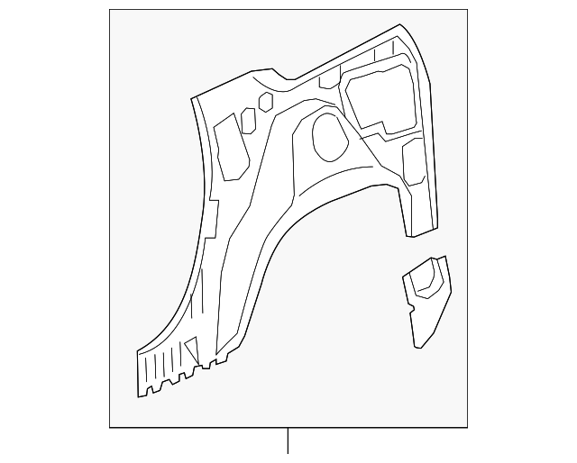 25904132 Деталь INNER PANEL, RIGHT