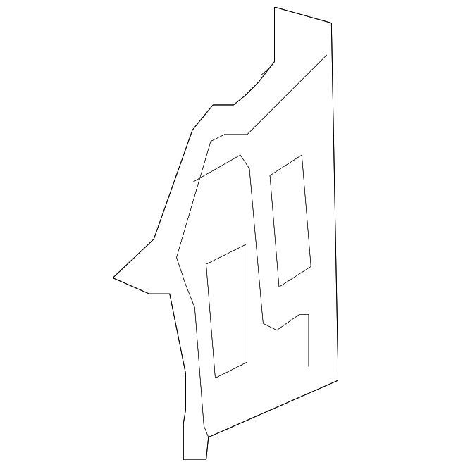 15943550 Деталь LOWER QTR PANEL, RIGHT