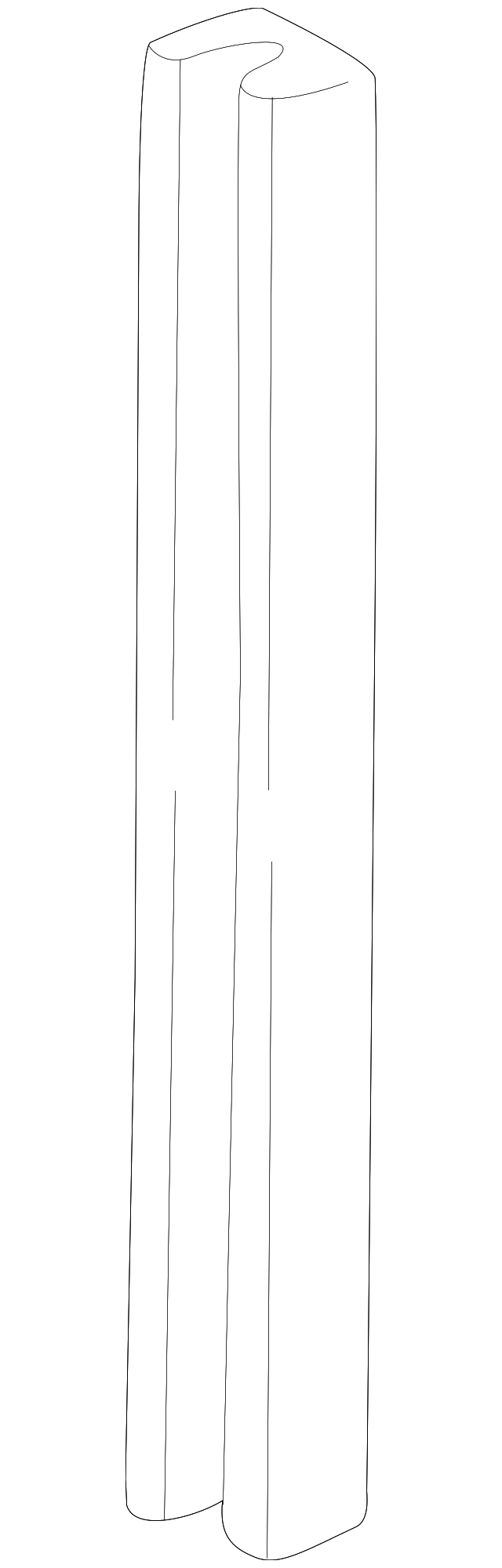 22620583 PILLAR MOLDING, LEFT