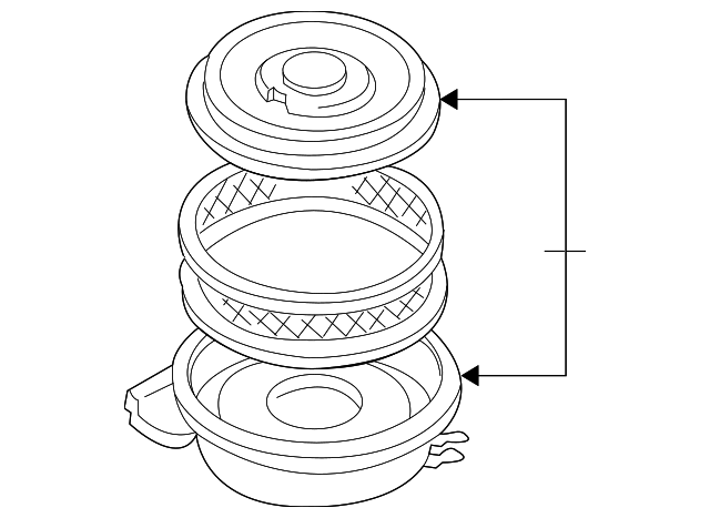25099707 Деталь AIR CLEANER