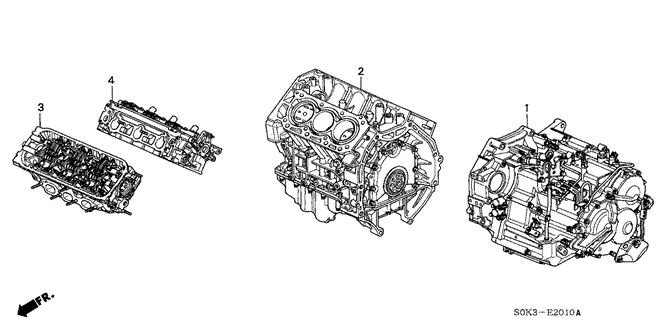 TL ENGINE ASSY. - TRANSMISSION ASSY.