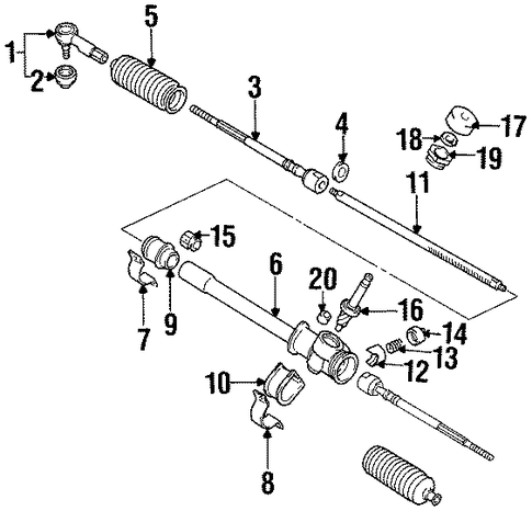 Swift STEERING GEAR & LINKAGE 4