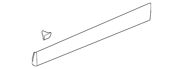 95275365 Деталь LOWER MOLDING, LEFT