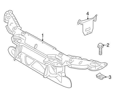 Z3 RADIATOR SUPPORT