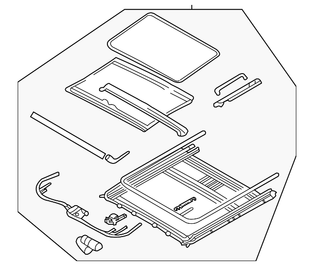 81600-4D010QW SUNROOF ASSY