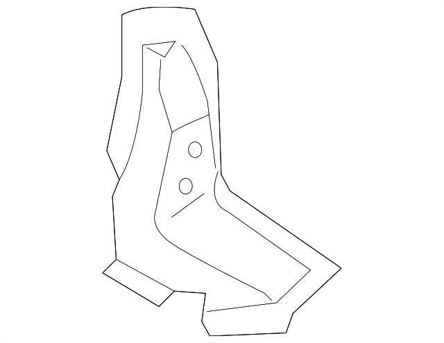 3B0-804-480-D Деталь WHEELHOUSE BRACE, RIGHT