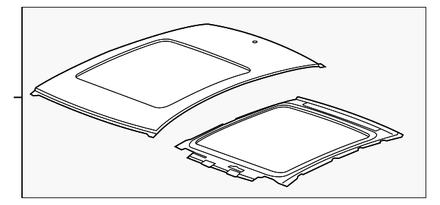 22955322 Деталь ROOF PANEL