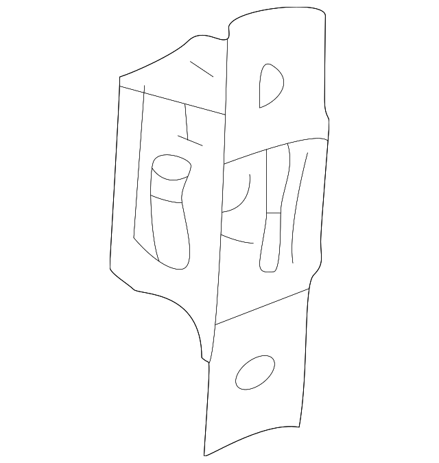 55257206AB Деталь UPPER HINGE, LEFT
