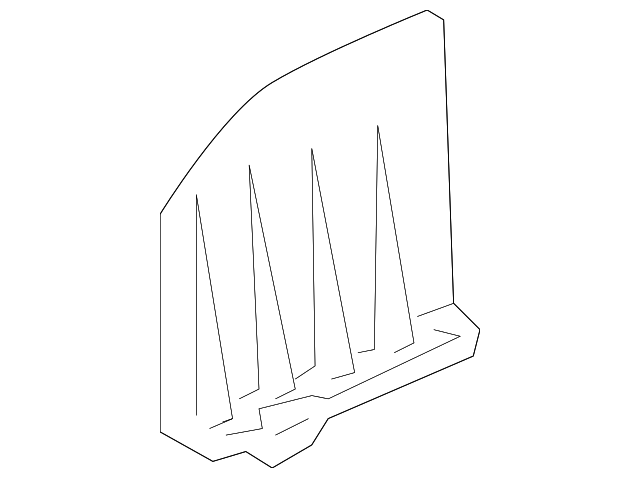 15176921 AIR DEFLECTOR, RIGHT