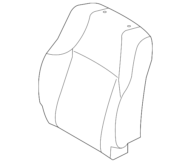 71074-35850-C4 Деталь SEAT BACK COVER, LEFT