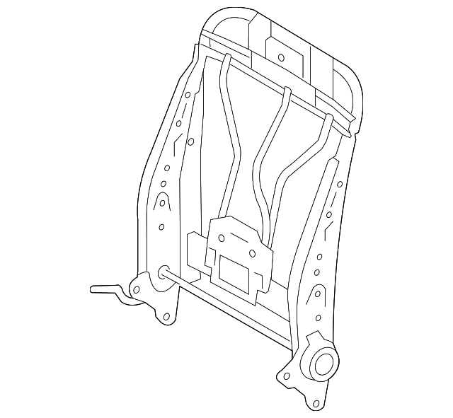 71640-35050 Деталь SEAT BACK FRAME, LEFT