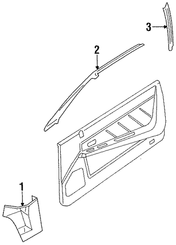 M30 INTERIOR TRIM - PILLARS