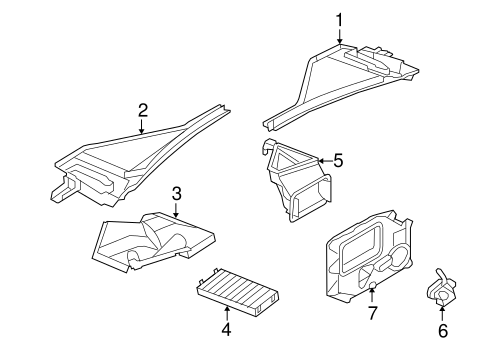 X6 COMPONENTS UNDER DASH