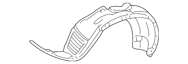 53876-48011 Деталь FENDER LINER, LEFT