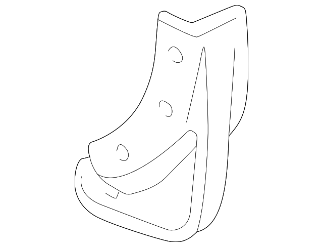 76621-48010-B0 Деталь MUD GUARD, RIGHT