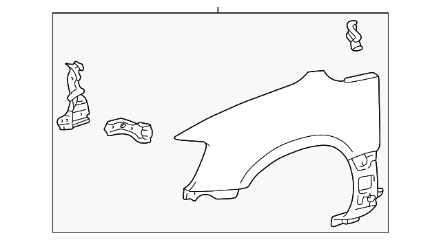 53802-48021 Деталь FENDER ASSY, LEFT
