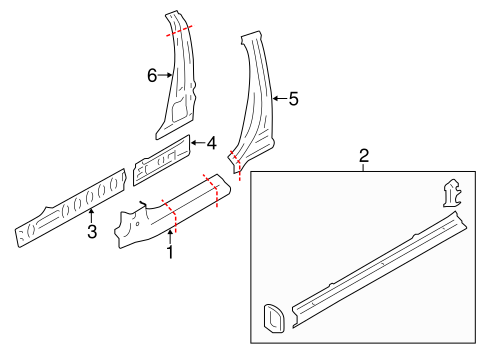 BRZ CENTER PILLAR