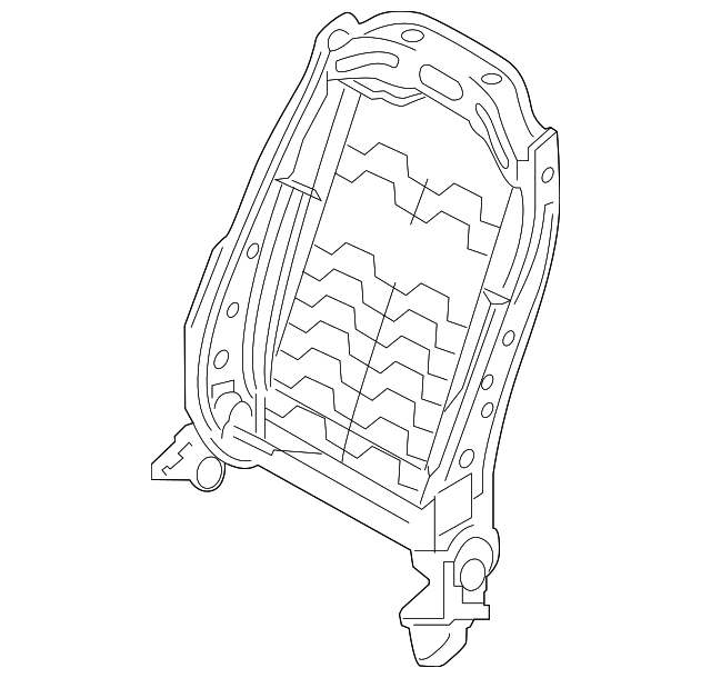 88310-C2000 Деталь SEAT BACK FRAME