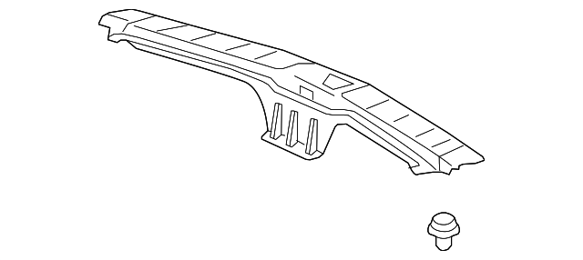 84675-TZ5-A11ZB Деталь BASE ASSY., RR. PANEL LINING *NH690L* (P