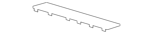 84655-TZ5-A11ZB Деталь ORNAMENT, L. RR. PANEL LINING *NH690L* (