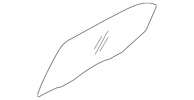 83411-1M510 Деталь DOOR GLASS, LEFT