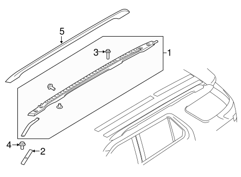 Explorer ROOF TRIM 2