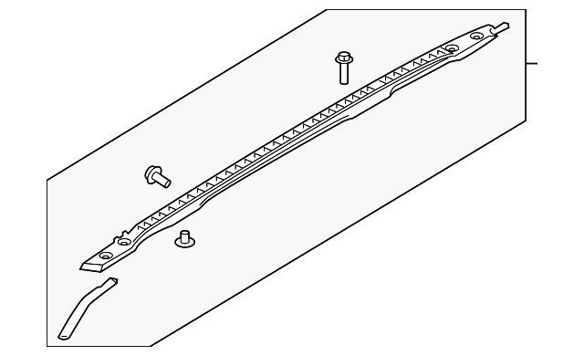 BB5Z-7855114-BA Деталь ROOF RAIL, RIGHT