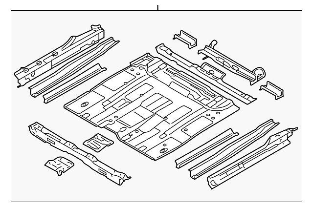 65100-1F011 Деталь FLOOR PAN ASSY