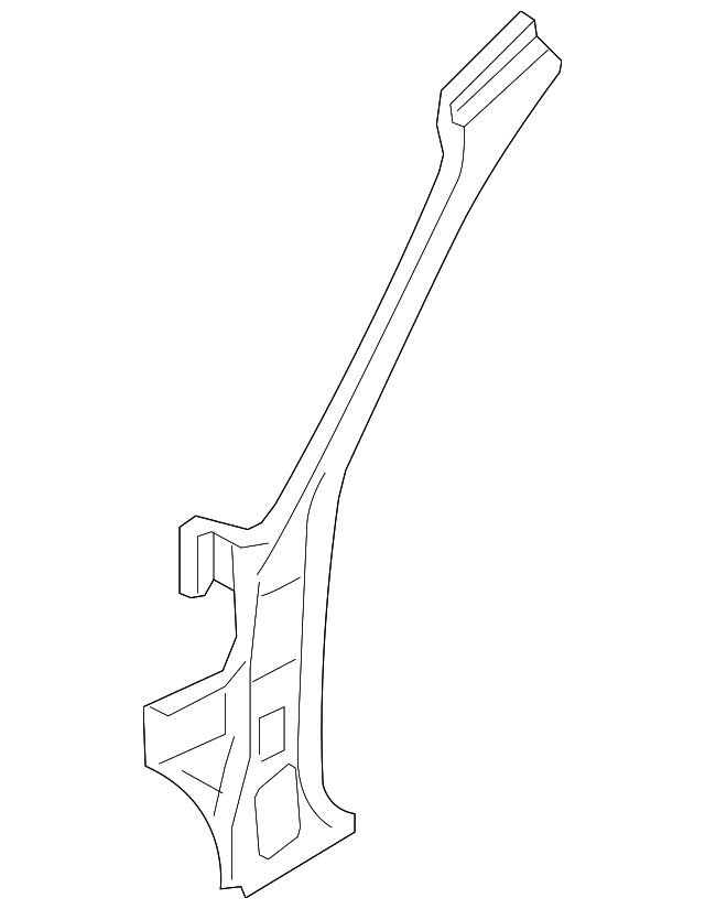 6311186Z00 Деталь INNER PILLAR, RIGHT