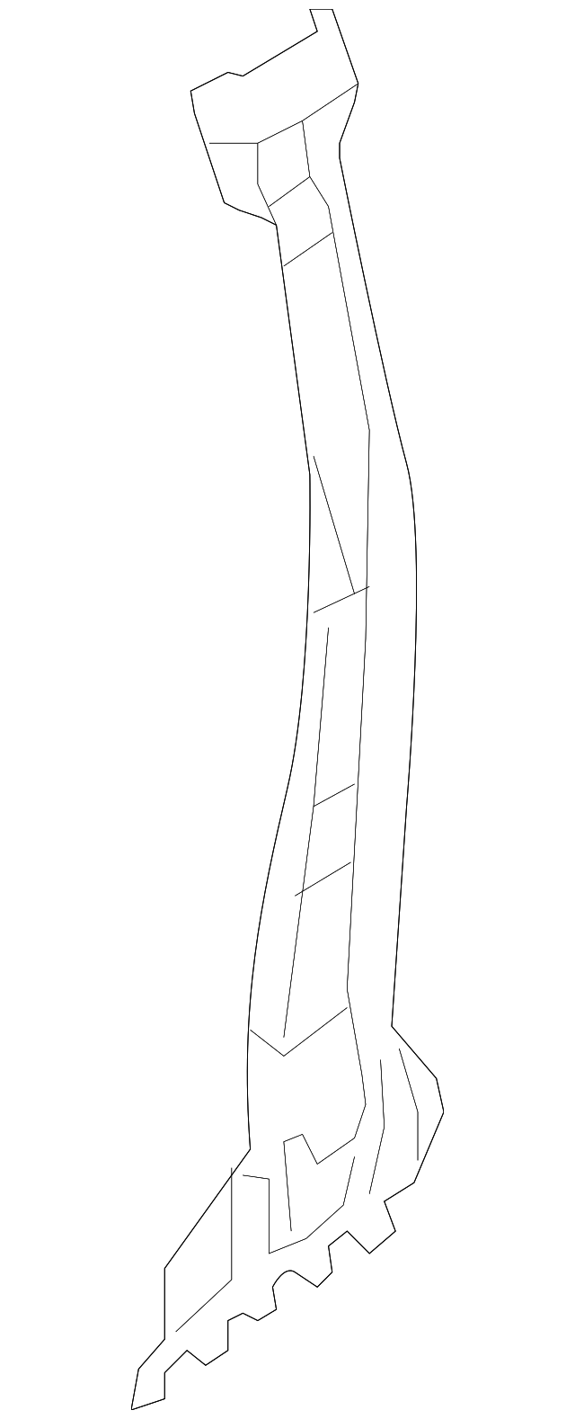 6321086Z00 Деталь INNER PILLAR, RIGHT