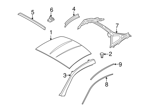Z4 EXTERIOR TRIM - ROOF