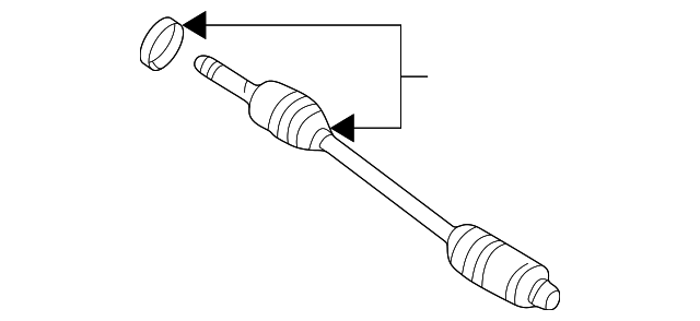 1K52Y-2550X Деталь AXLE ASSY, RIGHT