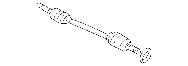 1K52Y-2560X Деталь AXLE ASSY, LEFT