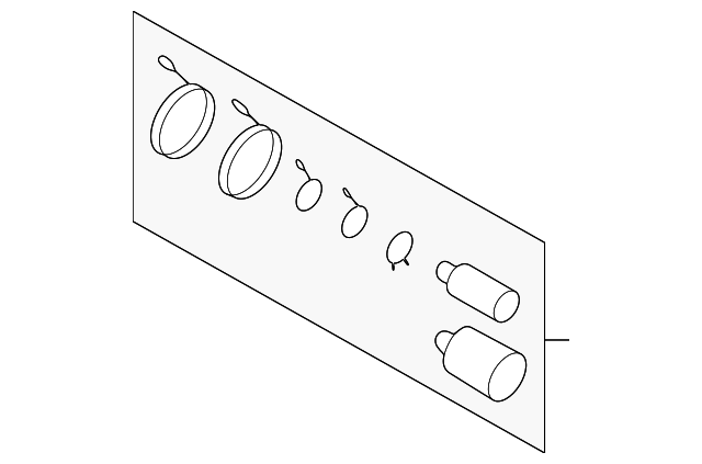 0K52Y-22550 Деталь CLIP SET, LEFT