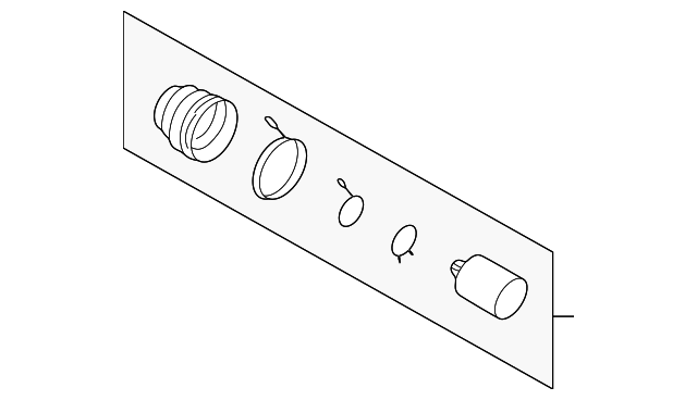 0K52Y-22540 Деталь INNER BOOT, LEFT