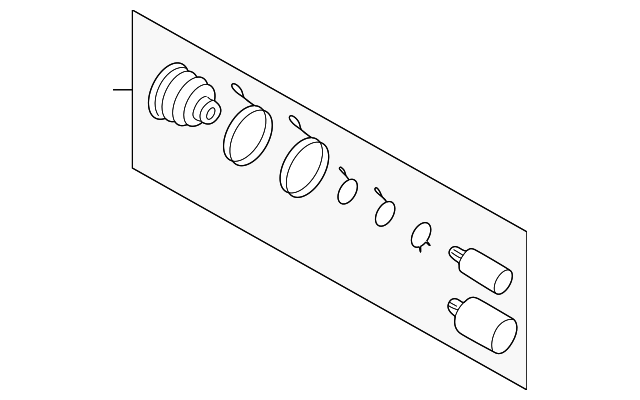 0K52Y-22530 Деталь OUTER BOOT, LEFT