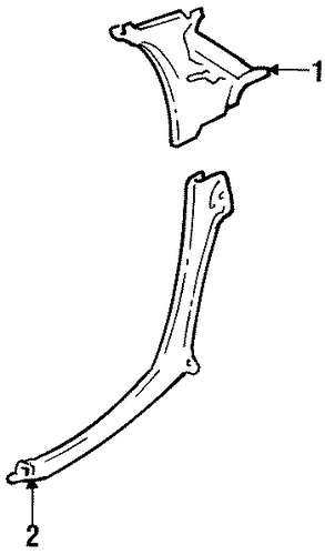 Corolla INTERIOR TRIM - QUARTER PANELS