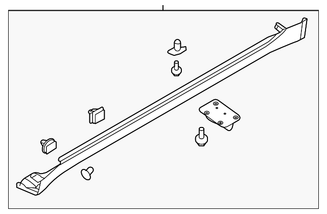 87751-3T000 ROCKER MOLDING, LEFT