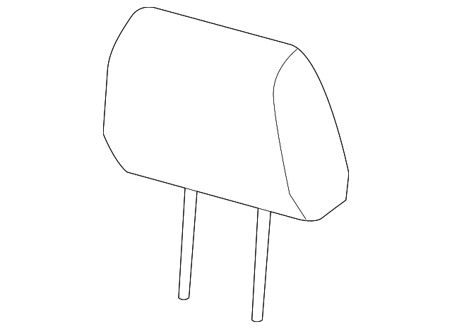 1UN15JR6AA Деталь HEADREST, CENTER, LEFT