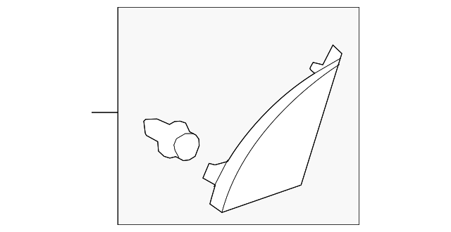 67492-0R030 CORNER TRIM, LEFT