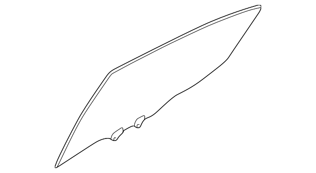 823002Y26A Деталь DOOR GLASS, RIGHT