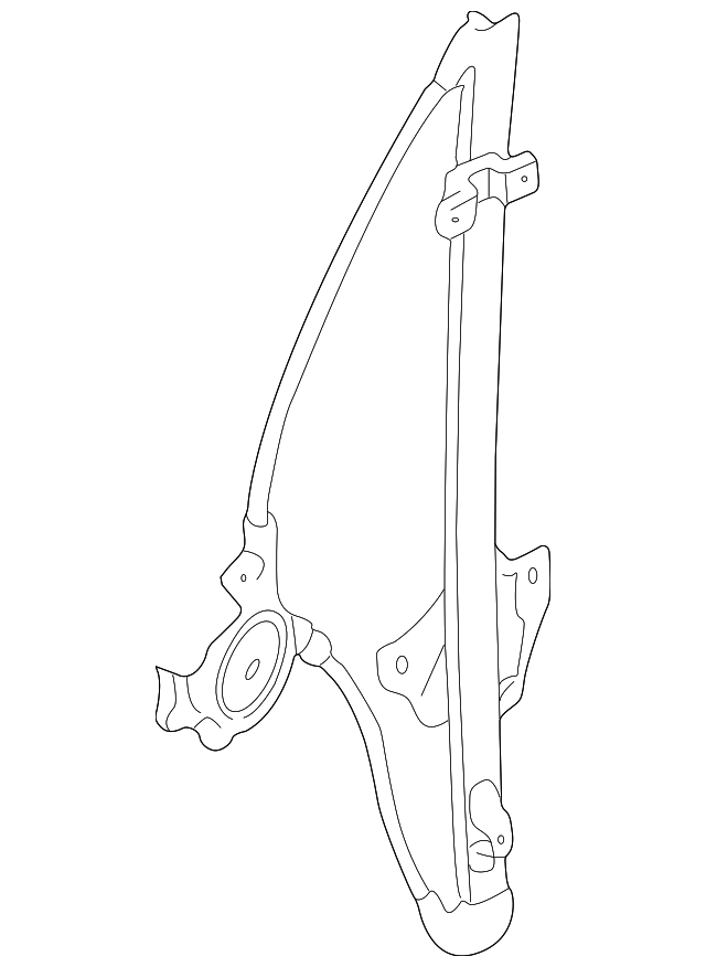 MN167277 REGULATOR, LEFT