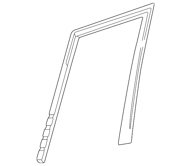 MR436791 RUN CHANNEL, LEFT